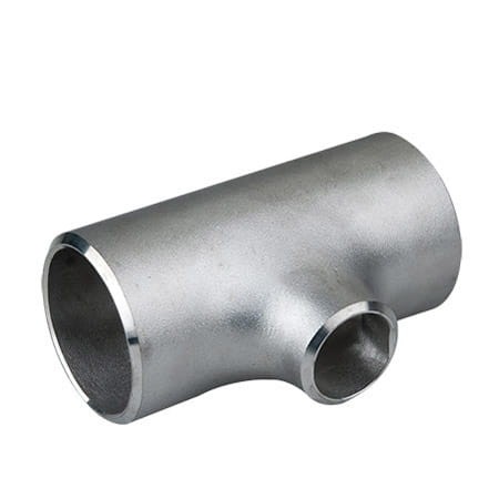 Tee ridotti senza saldatura DN80 88,9 x 3,2 mm / DN50 60,3 x 2,9 mm acciaio inox 1.4571 / 316Ti
