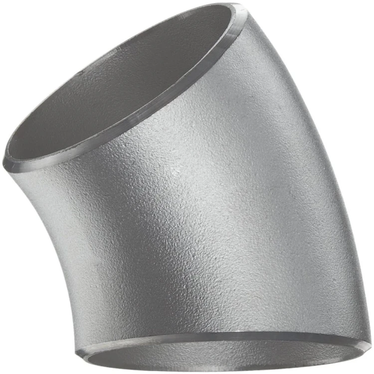 Curva senza saldature 45° 1,5D (Typ 3) DN65 76,1 mm x 2,9 mm acciaio inox 1.4541 / 321