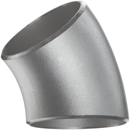 Curva senza saldature 45° 1,5D (Typ 3) DN100 114,3 mm x 4,5 mm acciaio inox 1.4541 / 321